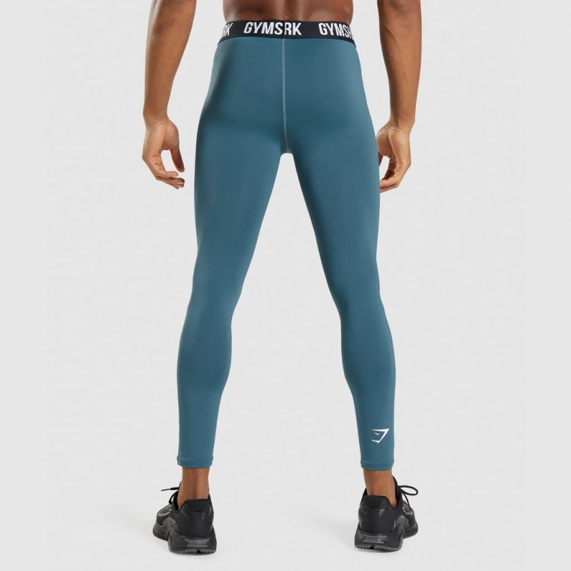 Leggins Gymshark Element Baselayer Tuscan Teal | 24DRGFIHN