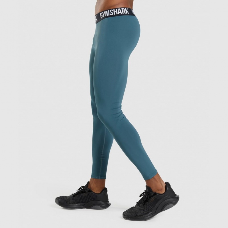 Leggins Gymshark Element Baselayer Tuscan Teal | 24DRGFIHN