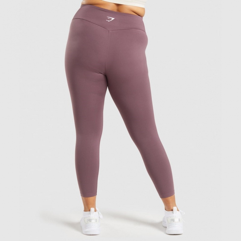 Leggins Gymshark Entrenamiento 7/8 Marrones | 64MNTFXUQ