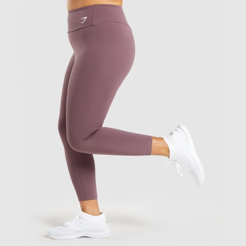 Leggins Gymshark Entrenamiento 7/8 Marrones | 64MNTFXUQ