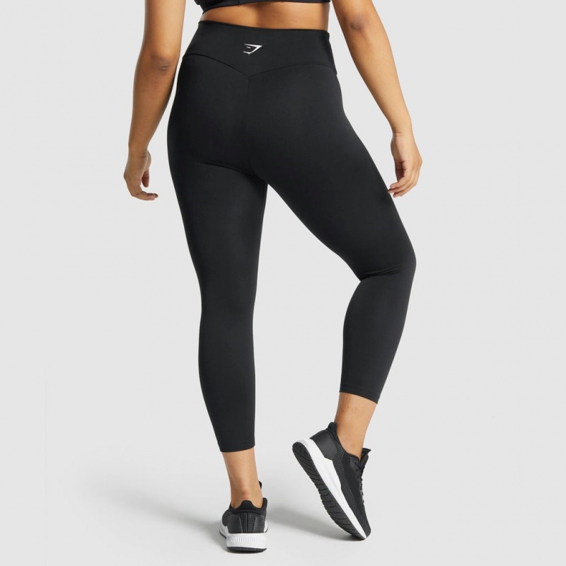 Leggins Gymshark Entrenamiento 7/8 Negras | 64EUWZNJY