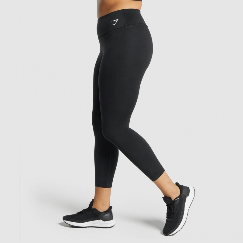 Leggins Gymshark Entrenamiento 7/8 Negras | 64EUWZNJY