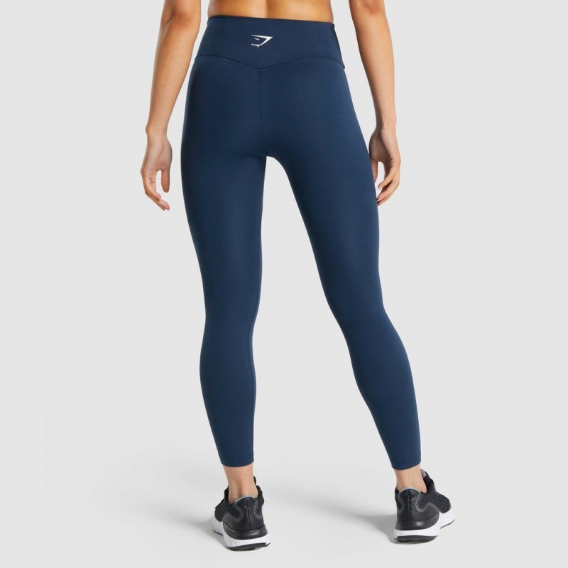 Leggins Gymshark Entrenamiento Azul Marino | 34MLZIUVQ