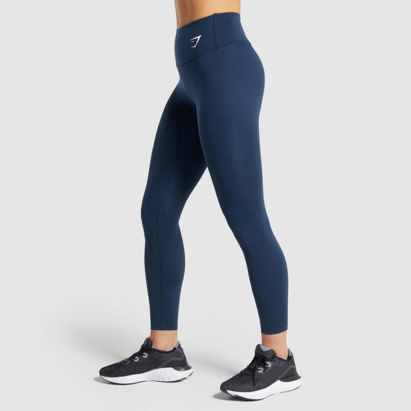 Leggins Gymshark Entrenamiento Azul Marino | 34MLZIUVQ