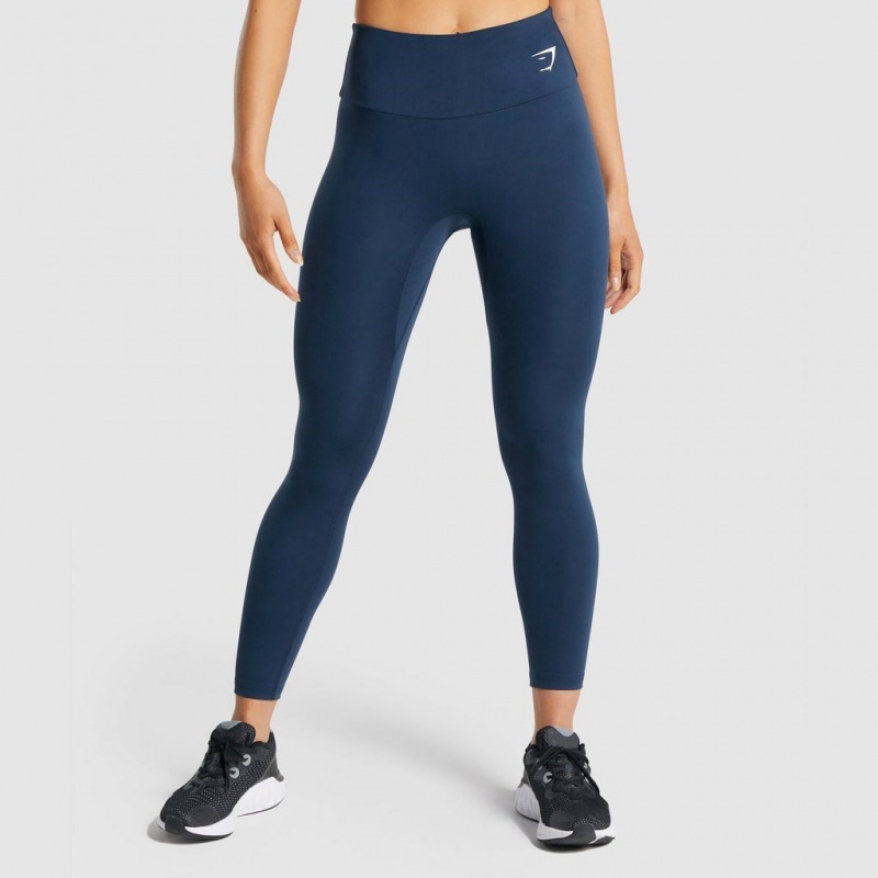 Leggins Gymshark Entrenamiento Azul Marino | 34MLZIUVQ