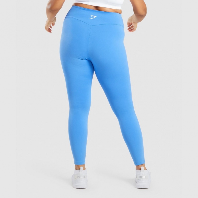 Leggins Gymshark Entrenamiento Azules | 13EVPTGBK