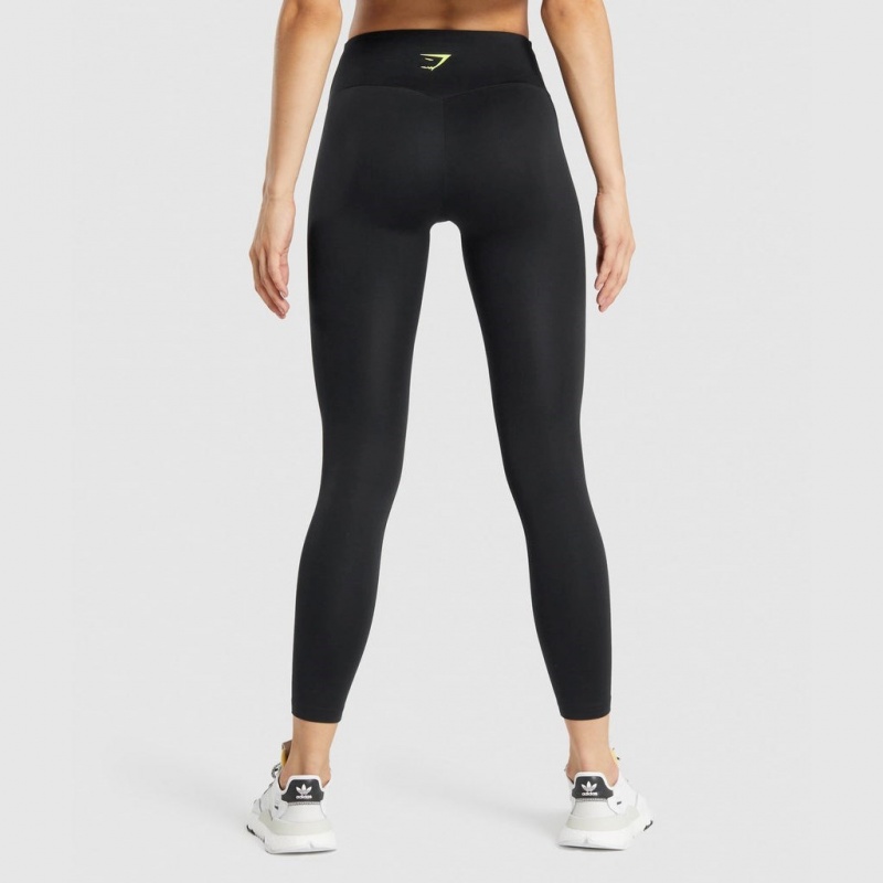 Leggins Gymshark Entrenamiento Estampadas Negras | 13SNUJPWZ