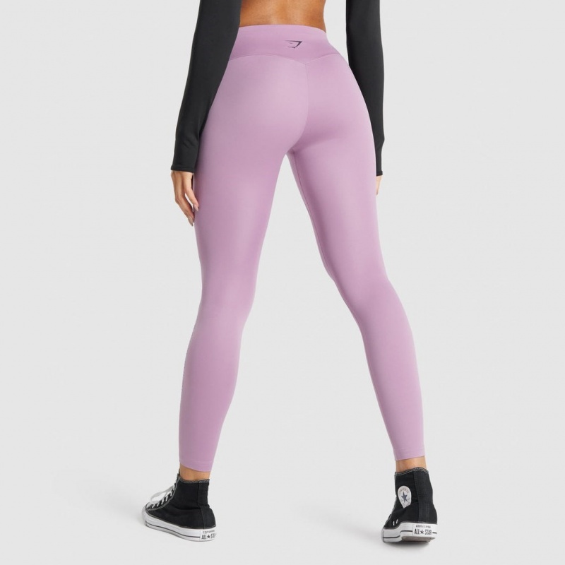 Leggins Gymshark Entrenamiento Estampadas Moradas | 57PBTKMUD