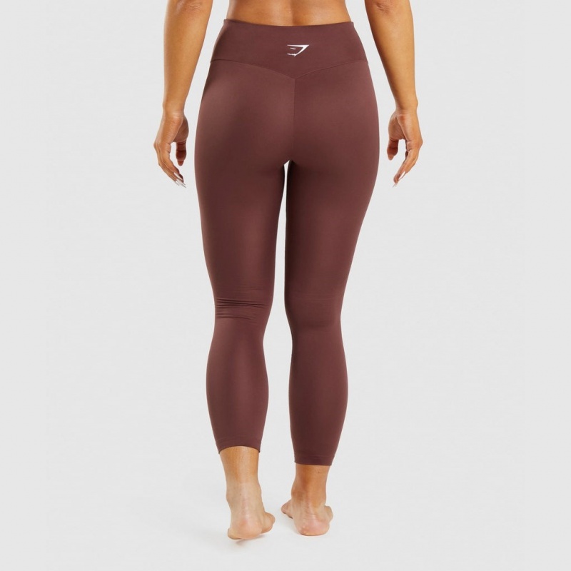 Leggins Gymshark Entrenamiento Marrones | 10GSCIZVX