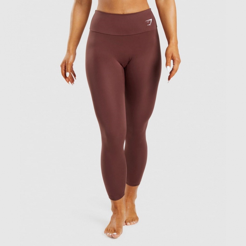 Leggins Gymshark Entrenamiento Marrones | 10GSCIZVX