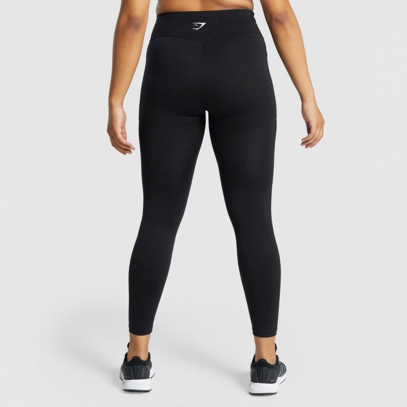 Leggins Gymshark Entrenamiento Mesh Pocket Negras | 52VCBEKAG
