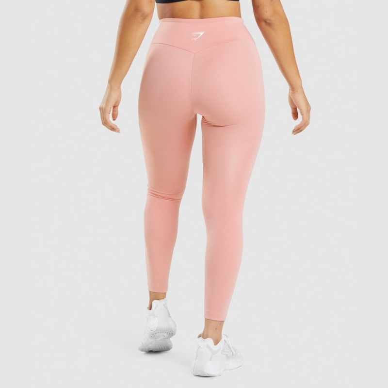 Leggins Gymshark Entrenamiento Rosas | 27MTVILXA