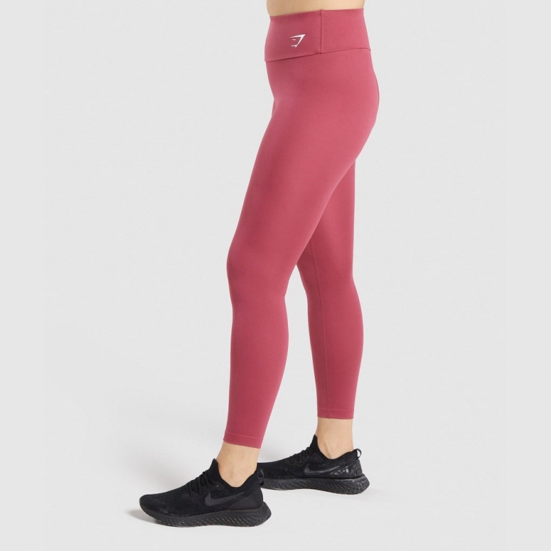 Leggins Gymshark Entrenamiento Rosas | 72ZQVFMUI