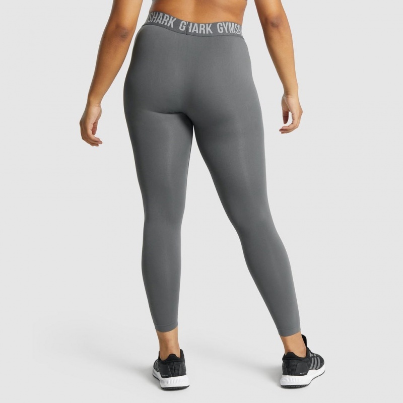 Leggins Gymshark Fit Seamless Charcoal | 47RDNOTCJ