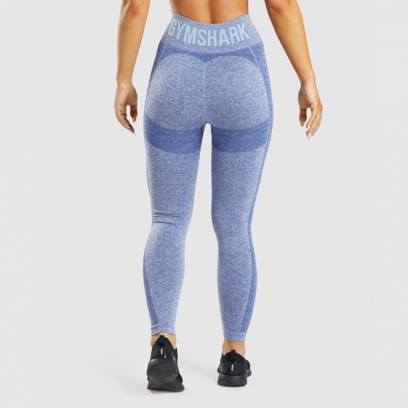 Leggins Gymshark Flex High Waisted Azules | 46BRNUTXS