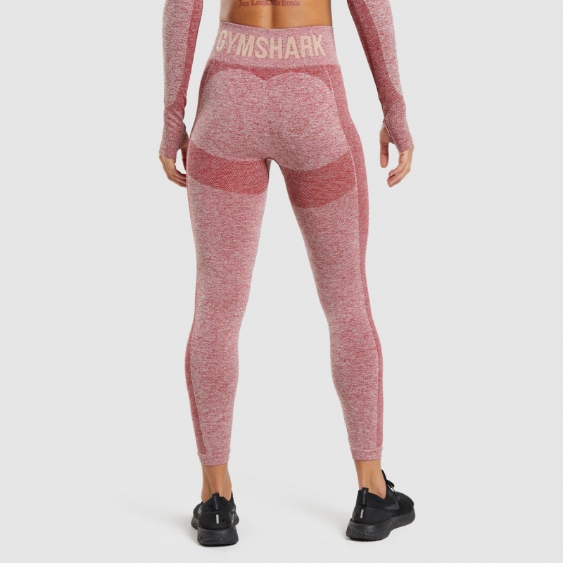 Leggins Gymshark Flex High Waisted Burdeos | 19CLXUDPR