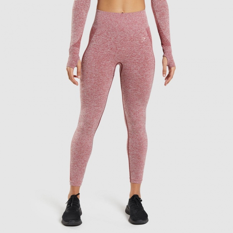 Leggins Gymshark Flex High Waisted Burdeos | 19CLXUDPR
