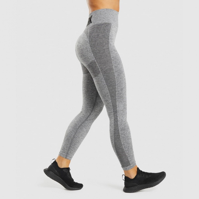 Leggins Gymshark Flex High Waisted Charcoal Marl | 91CHFRKJQ