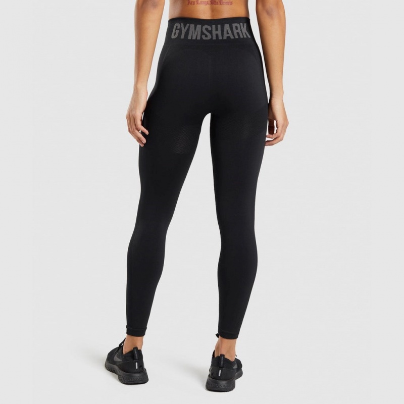 Leggins Gymshark Flex High Waisted Negras | 85WTUEKQA