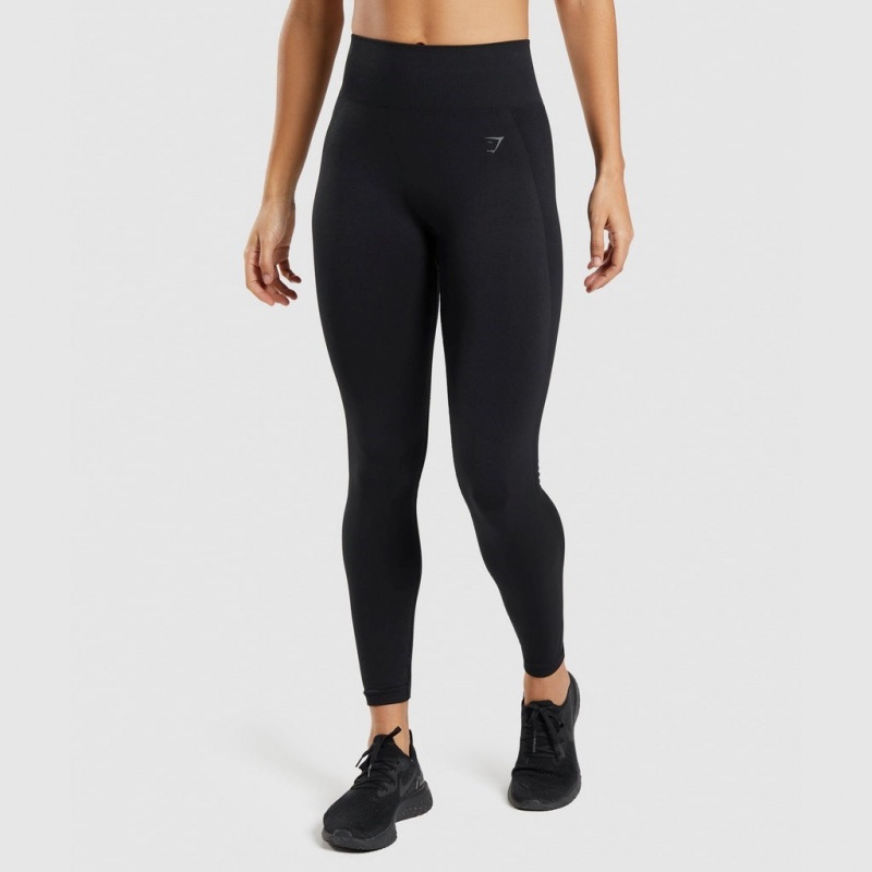 Leggins Gymshark Flex High Waisted Negras | 85WTUEKQA