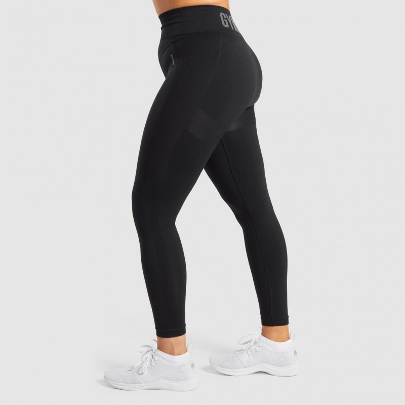 Leggins Gymshark Flex High Waisted Negras | 30UJITXKW