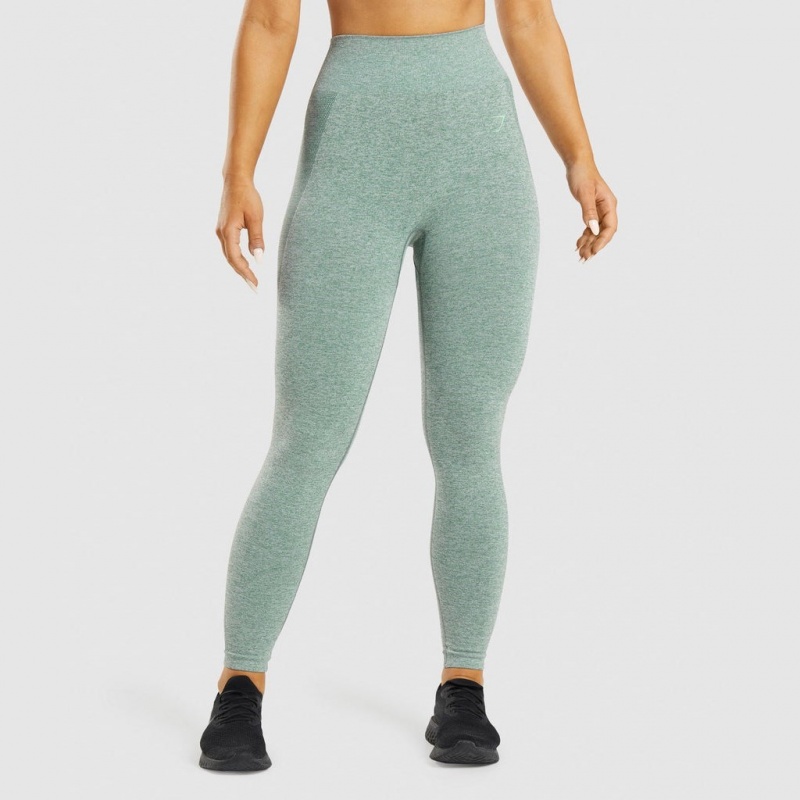 Leggins Gymshark Flex High Waisted Verde | 10MDAJBEC