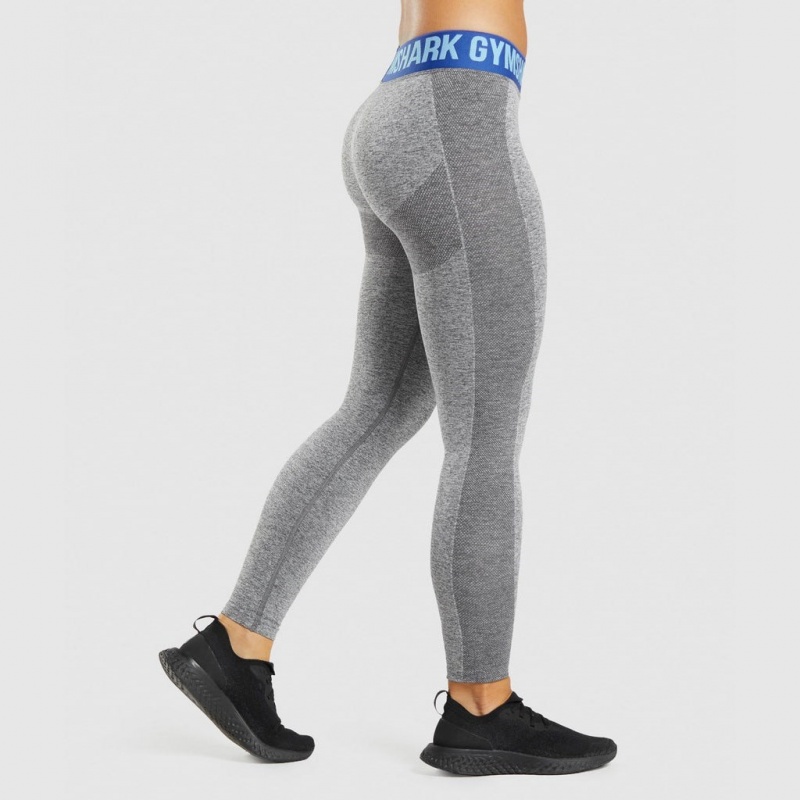 Leggins Gymshark Flex Low Rise Charcoal Marl | 52YLHVRMF