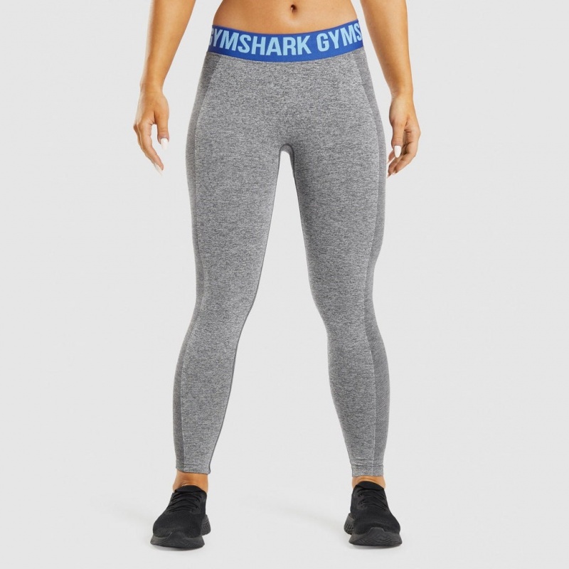 Leggins Gymshark Flex Low Rise Charcoal Marl | 52YLHVRMF