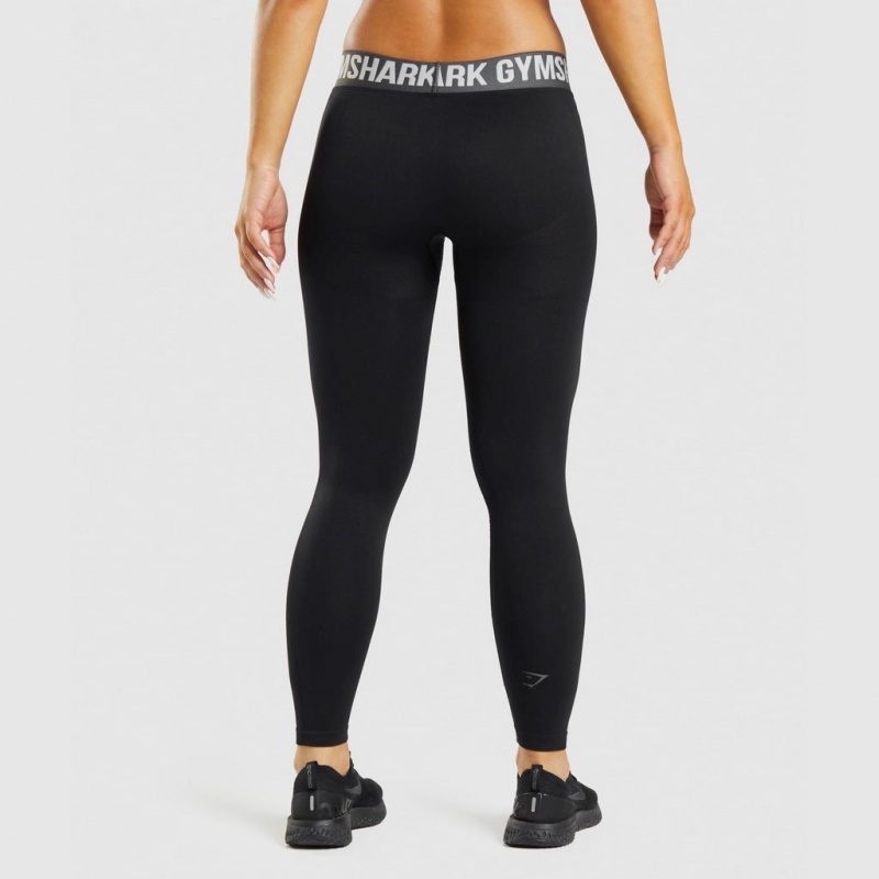 Leggins Gymshark Flex Low Rise Negras | 36ATOWDNS