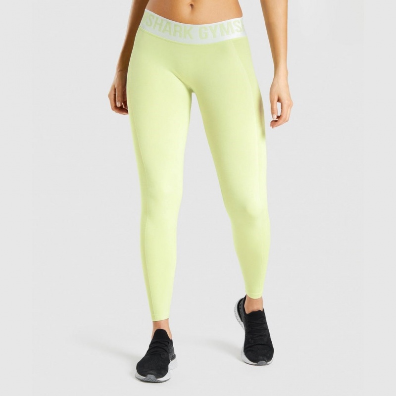 Leggins Gymshark Flex Low Rise Verde Claro | 39GDSQRNJ