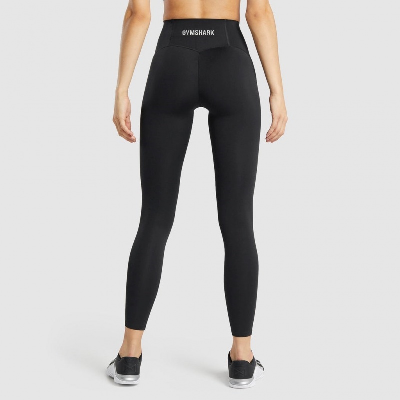 Leggins Gymshark GS Power Support Negras | 95DMLPVIQ