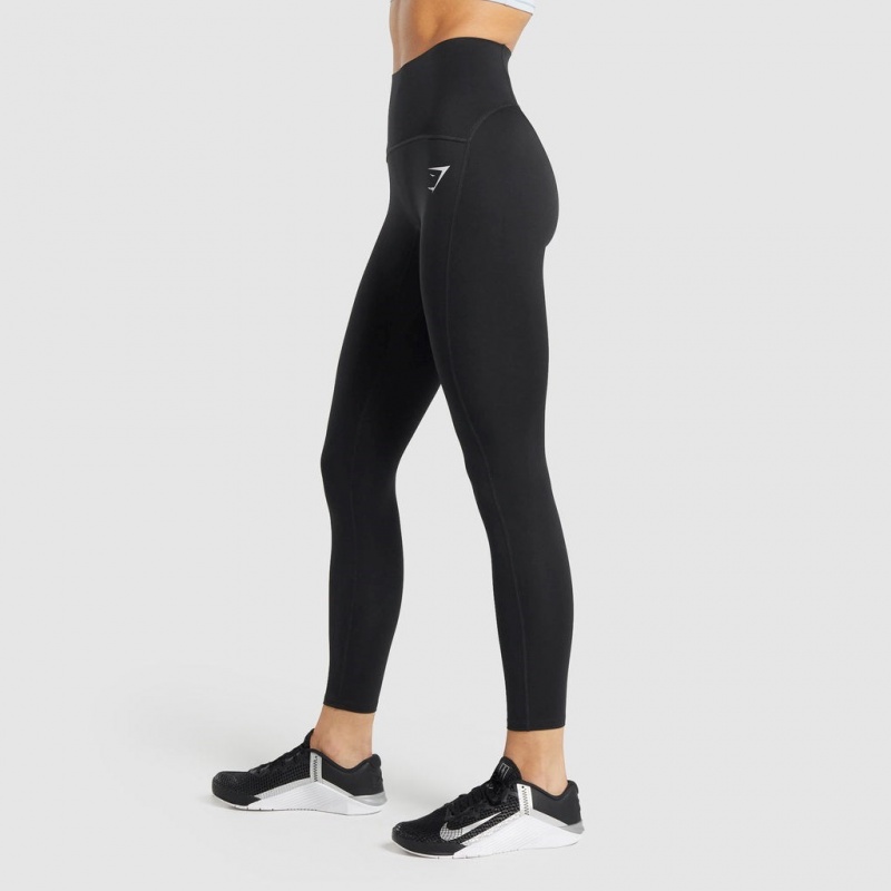 Leggins Gymshark GS Power Support Negras | 95DMLPVIQ