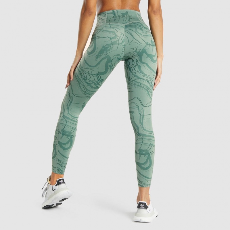 Leggins Gymshark GS Power Support Verde | 07QARLDIS