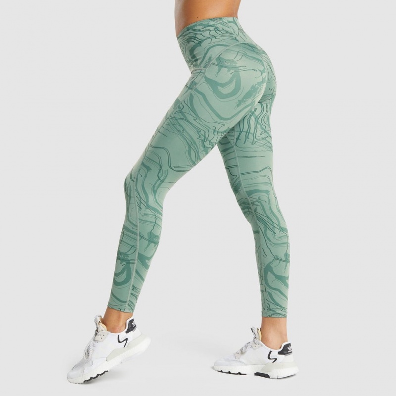 Leggins Gymshark GS Power Support Verde | 07QARLDIS