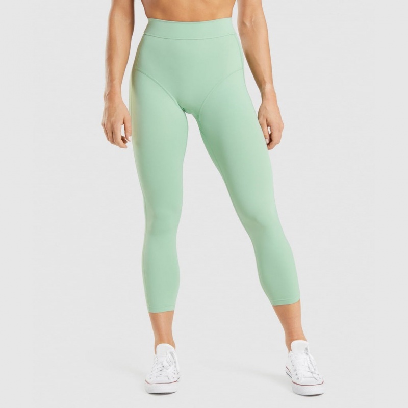 Leggins Gymshark KK Fit 7/8 Verde | 63TBVLDQJ