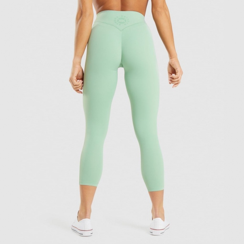 Leggins Gymshark KK Fit 7/8 Verde | 63TBVLDQJ