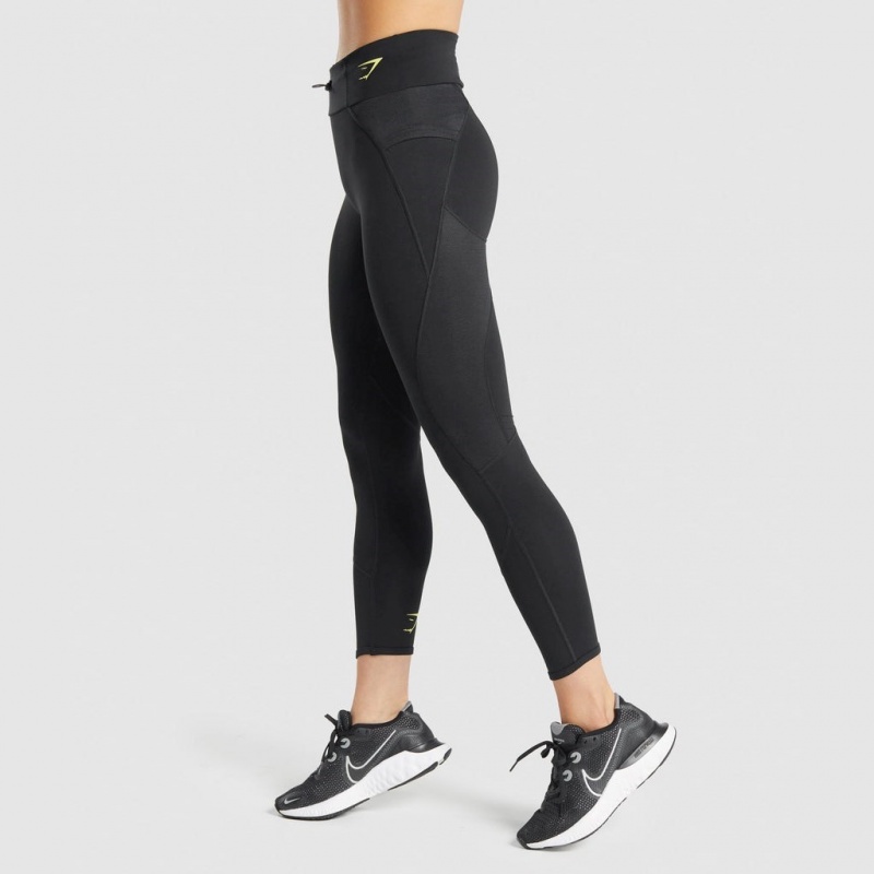 Leggins Gymshark Pulse Negras | 79JYXKOGH