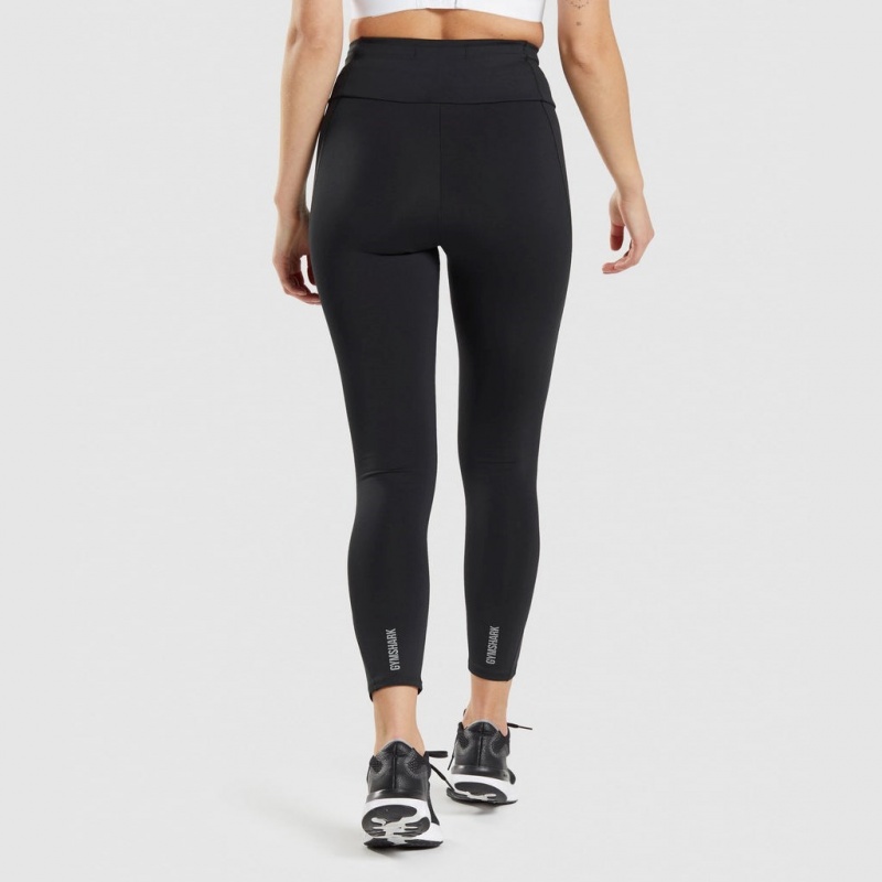 Leggins Gymshark Speed Negras | 56ONVRPSB