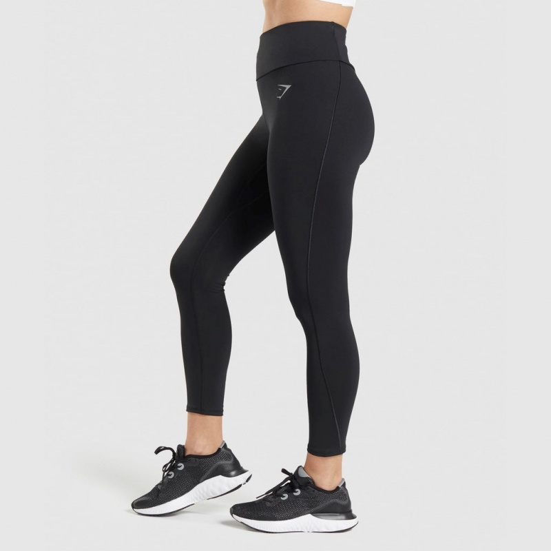 Leggins Gymshark Speed Negras | 56ONVRPSB