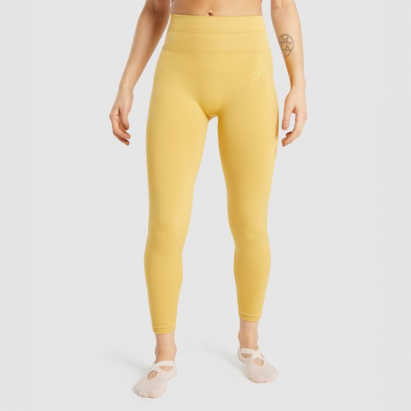 Leggins Gymshark Studio Amarillo | 34MPTIGRL