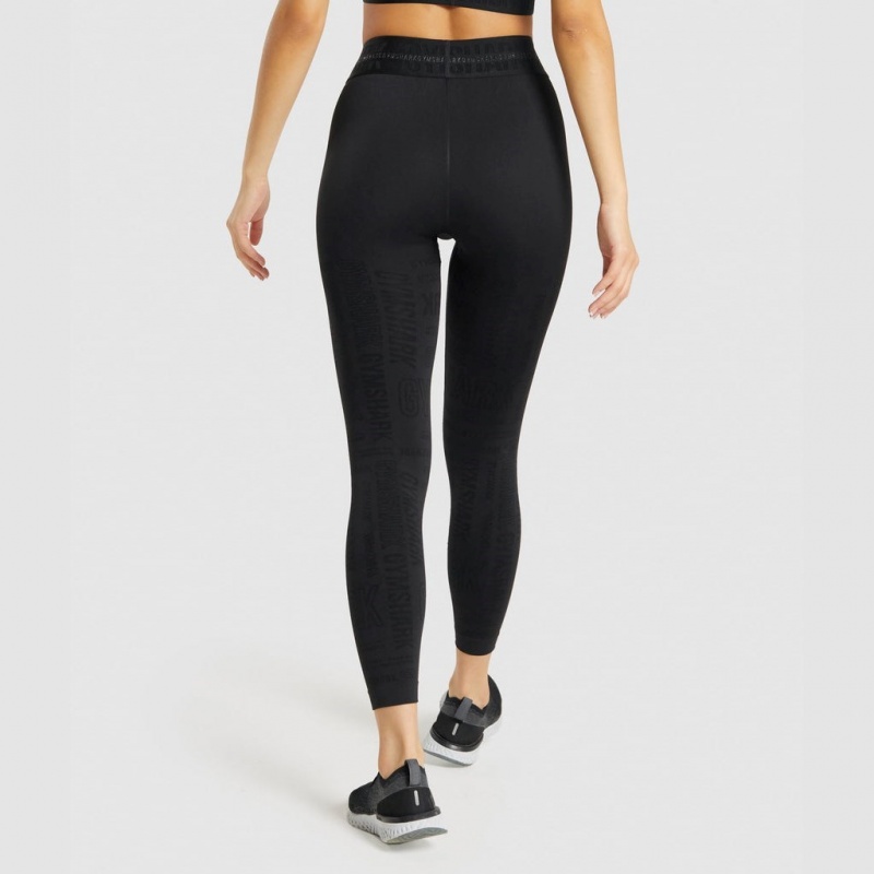 Leggins Gymshark Vision Negras | 35OTWFXJL