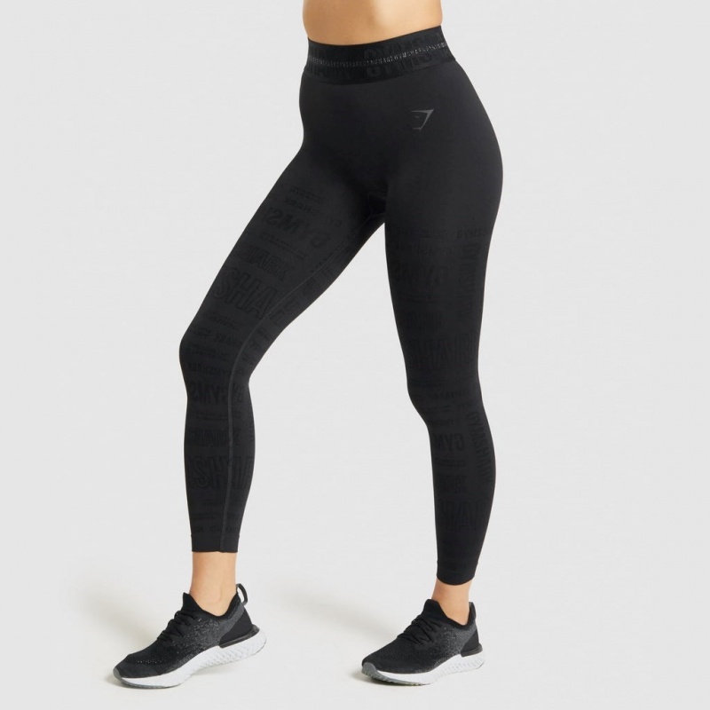 Leggins Gymshark Vision Negras | 35OTWFXJL