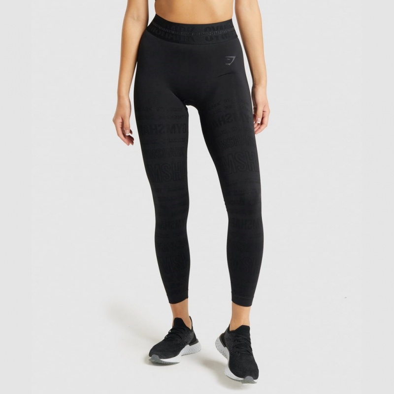 Leggins Gymshark Vision Negras | 35OTWFXJL