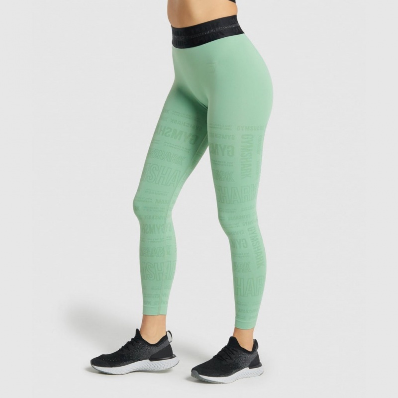 Leggins Gymshark Vision Verde | 35JSDPBKZ