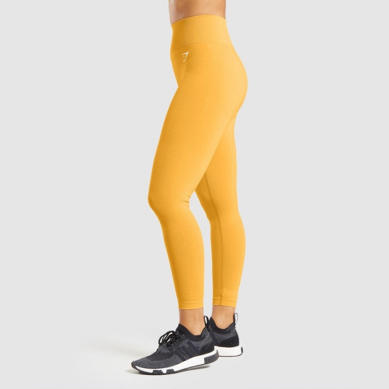 Leggins Gymshark Vital Seamless 2.0 Amarillo | 16ANGFYRT