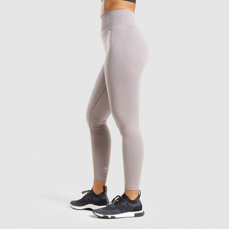 Leggins Gymshark Vital Seamless 2.0 Taupe Marl | 26UAEFDRQ