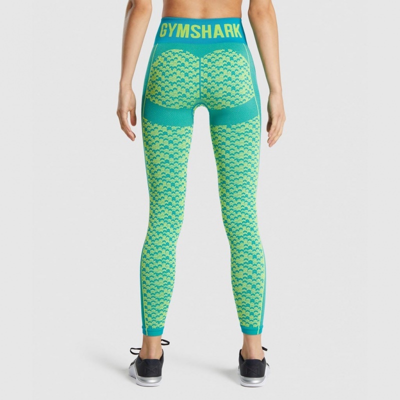 Leggins Gymshark WTFlex Seamless High Waisted Chevron | 57FXPAVOS