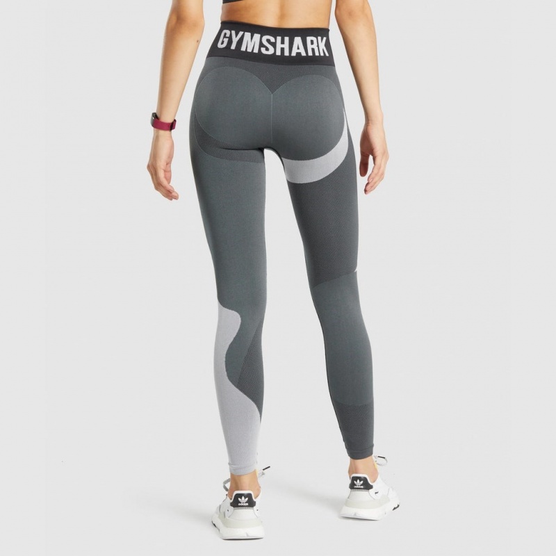 Leggins Gymshark WTFlex Seamless High Waisted Wavy | 17XQMPSGK