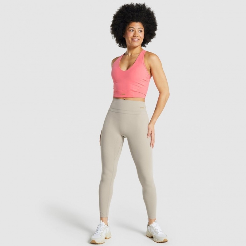 Leggins Gymshark Whitney High Rise Mink | 75ZHVQXBL