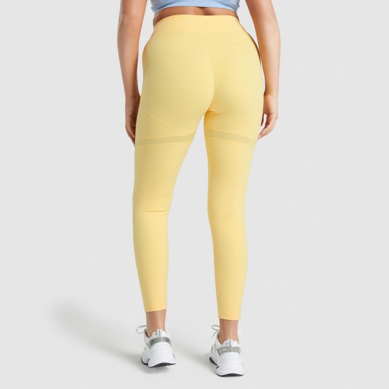 Leggins Gymshark Whitney Mesh Pollen | 58THICUAV